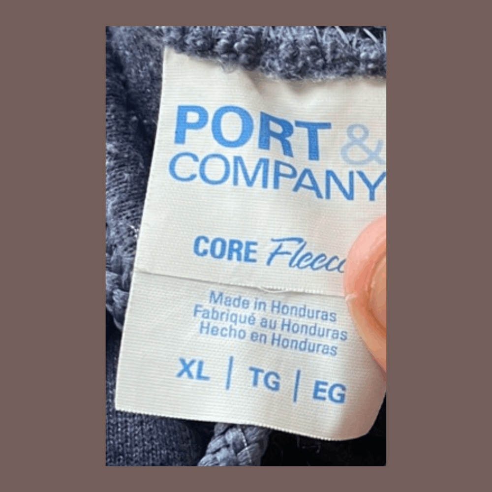 Vintage Port & Company Fleece Hoodie – Outdoor Utility 2000s - Picture 3 of 4